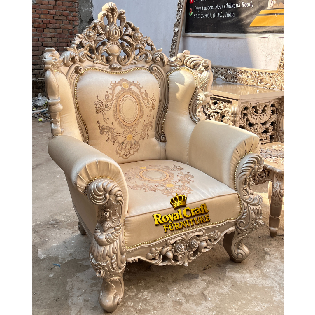 Royal Craft Furniture Royal Ivory Majesty Sofa Set - Image 5