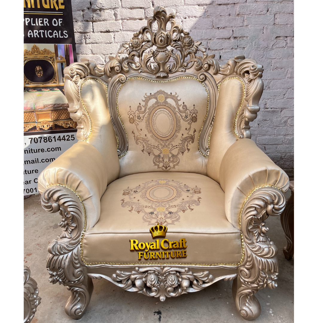 Royal Craft Furniture Royal Ivory Majesty Sofa Set - Image 4