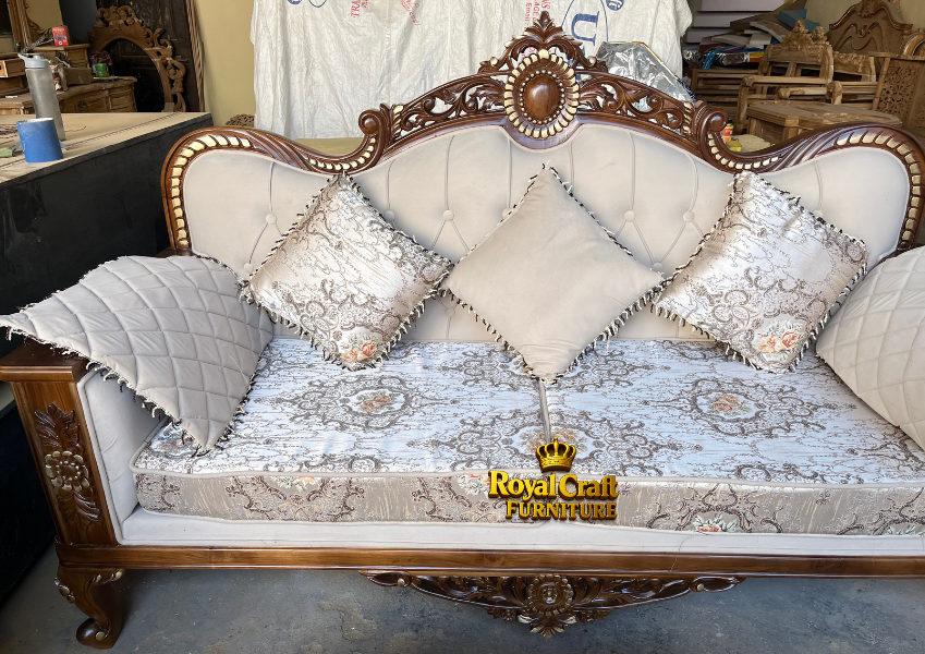 Royal Craft Furniture Royal Heritage Carved Sofa Set - Image 5