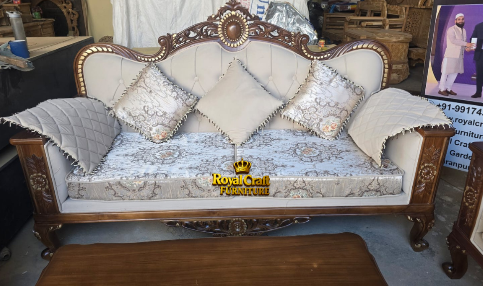 Royal Craft Furniture Royal Heritage Carved Sofa Set - Image 6