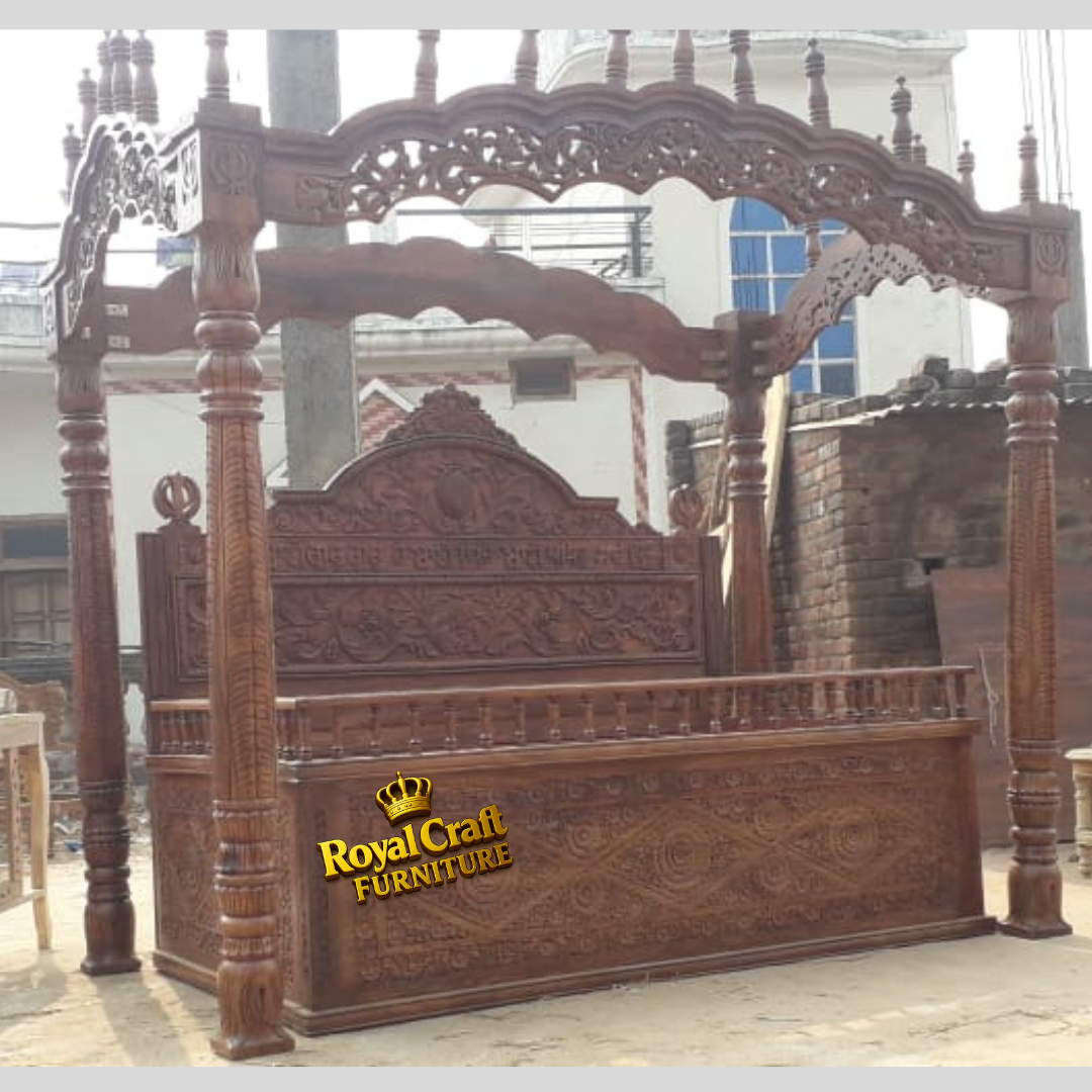 Royal Craft Furniture Royal Heritage Canopy Guruduwra Bed - Image 2