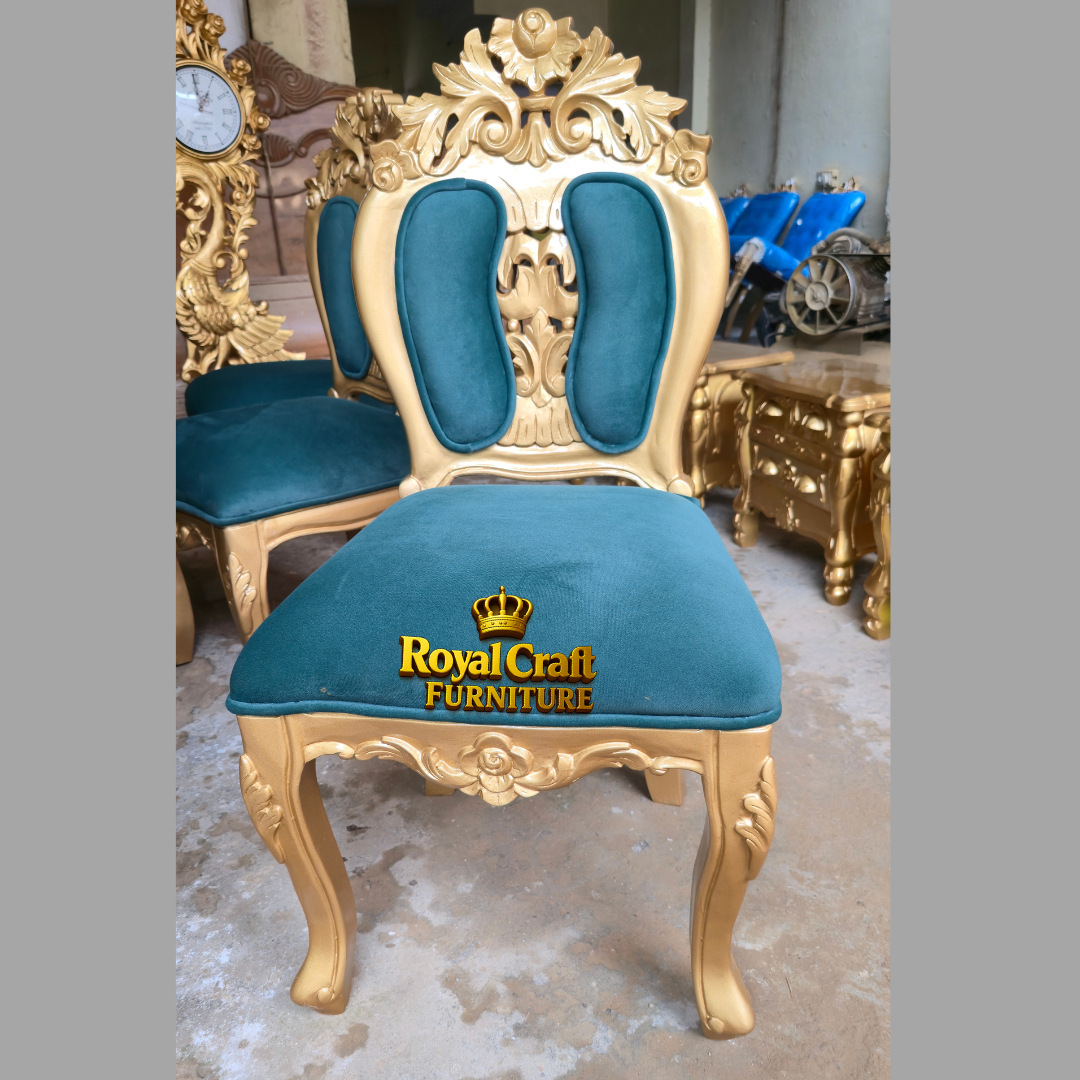 Royal Craft Furniture Royal Imperial Luxury 8-Seater Dining Table Set - Image 6